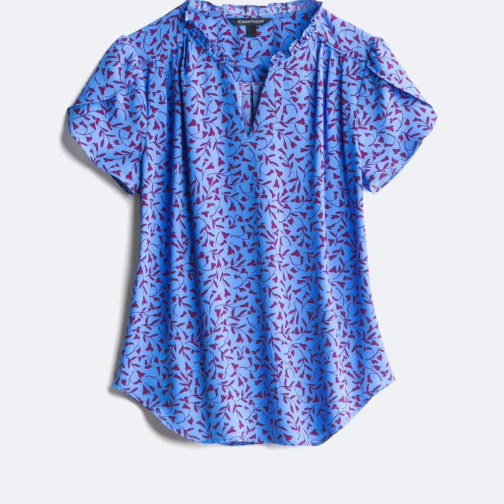 41 Hawthorn Tiffiny Tulip Sleeve Blouse